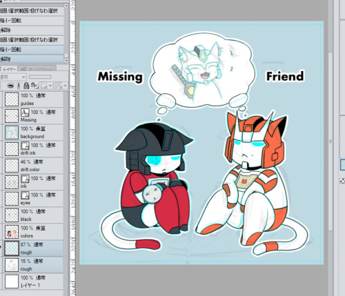 eikuuhyoart:  Work in progress of the Perceptor+Ratchet+Drift adult photos