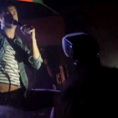 alexturner2005:Alex Turner singing Vertigo with Mini Mansions, January 19, 2015