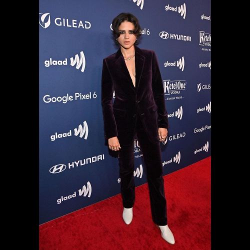 Sasha Calle attends the 33rd Annual GLAAD Media AwardsMore