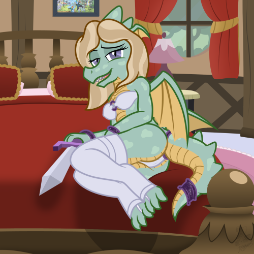 Y'know, while I probably should have been trying to finish up a pic of Maud, doing some St. Patty’s Day shenanigans, or attending to a bunch of requests I’ve got on the backburner, I decided instead to complete this lewd picture of an MLP