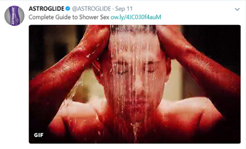 timetraveldean: I have no idea who runs the Astroglide twitter account but honestly, they’re m