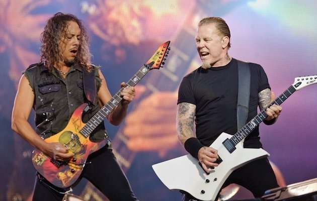 Kirk and James of Metallica