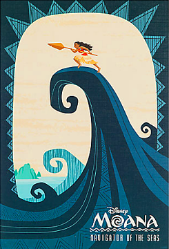 thedisneyprincess:Disney Moana Lithograph Set