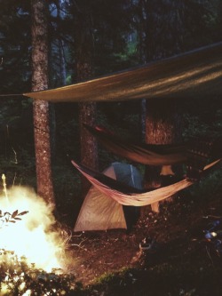 eartheld:  bluebloodvagabond:  Simple camp