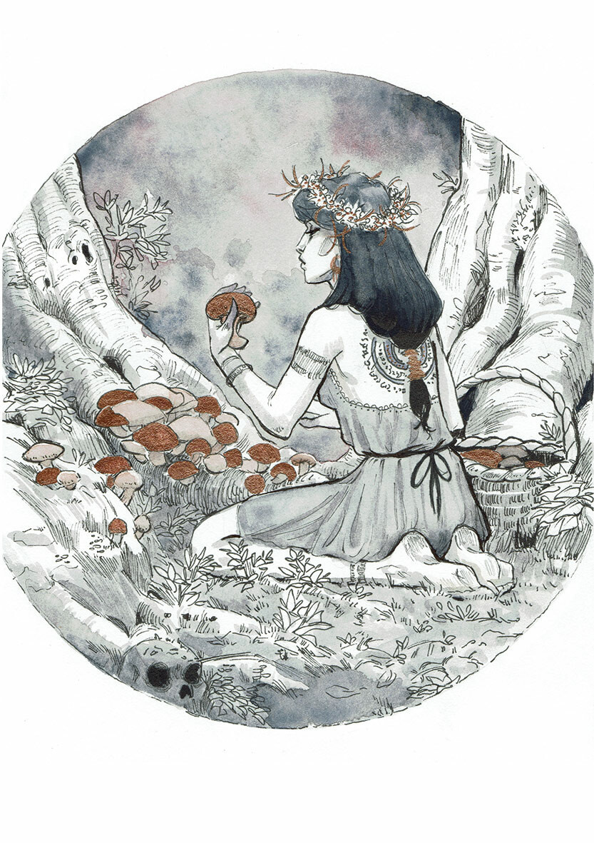 thecollectibles: Botanical Witches by  Célia Beauduc  