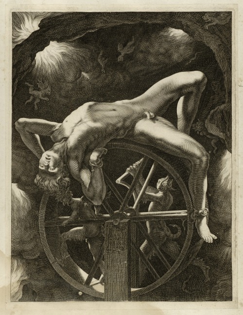 Cornelis Bloemaert the Younger (1603-1680), &lsquo;Ixion, Tormented by Devils&rsquo;, 1655