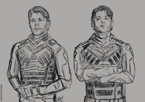 lamiasage:some soldier boy practice sketches 