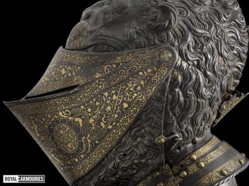 sartorialadventure: “Lion” armor of Henry II, king of France, 1550. Holy Cats! The *detailing*!