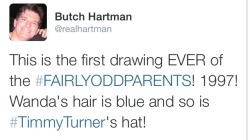 theconsultingdragon:  Butch Hartman just tweeted the first moments of two of my favorite tv shows