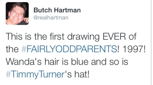 theconsultingdragon:  Butch Hartman just tweeted the first moments of two of my favorite tv shows 