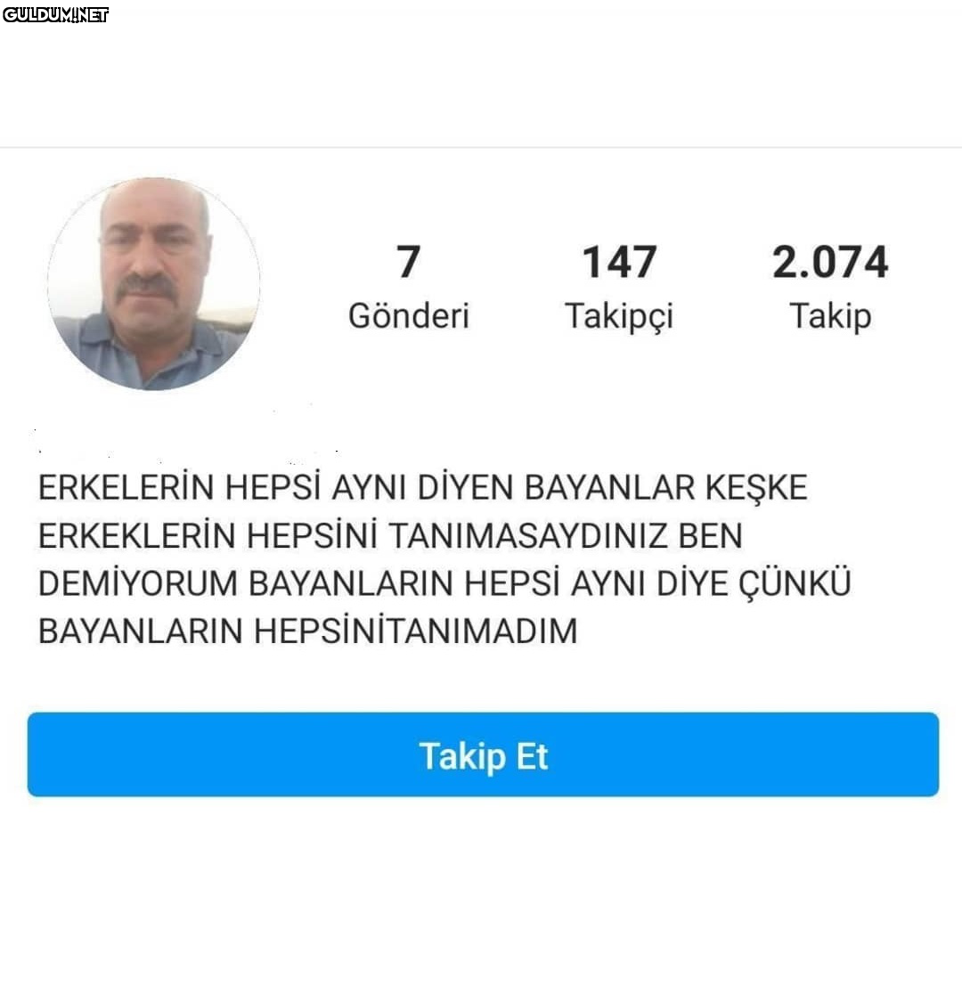 Ama tanımakta isterim...