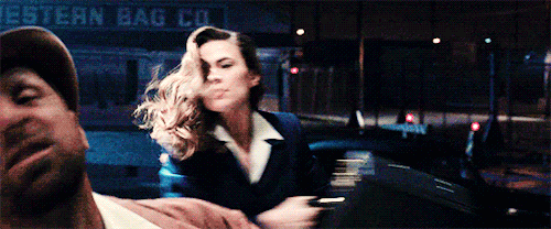 mrgaretcarter: Peggy beating up two dudes in the 2013 short film Agent Carter (in 540px)