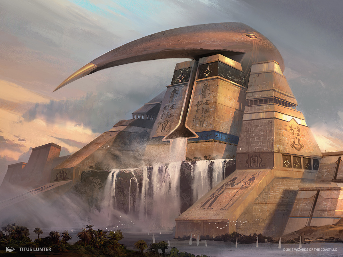 wizardsmagic:    Lay eyes on what once were the great Monuments of Amonkhet…But