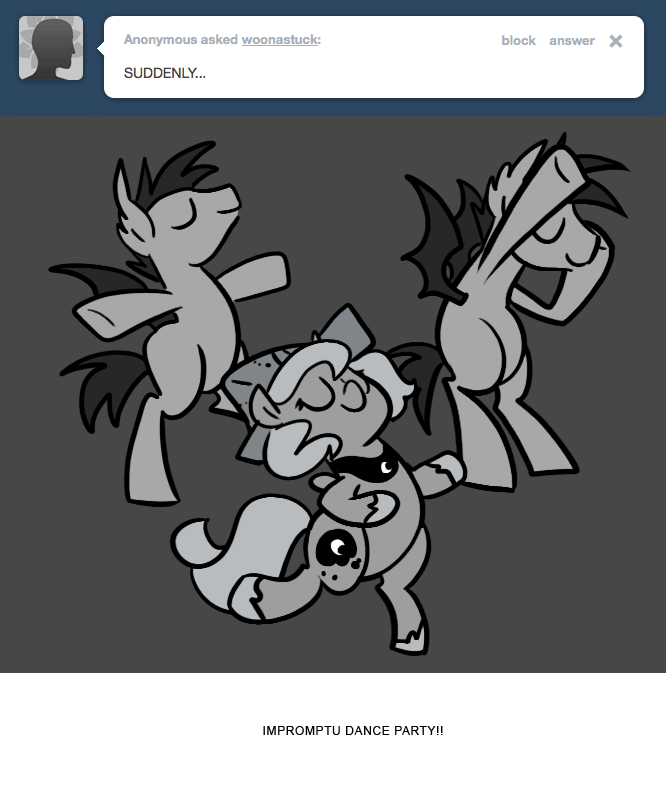 shyreadsmoon:  …well. I suppose they are foals.  Those adorable dances X3