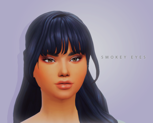 I made some glittery smokey eyeshadow! Hope you will like it!Base game compatible6 swatchesDOWNLOAD@