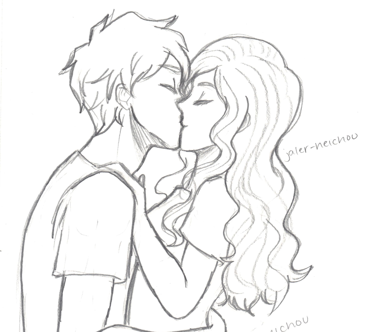 jaler-heichou:  In which I needed to draw actual canon ships so I Percabethed 
