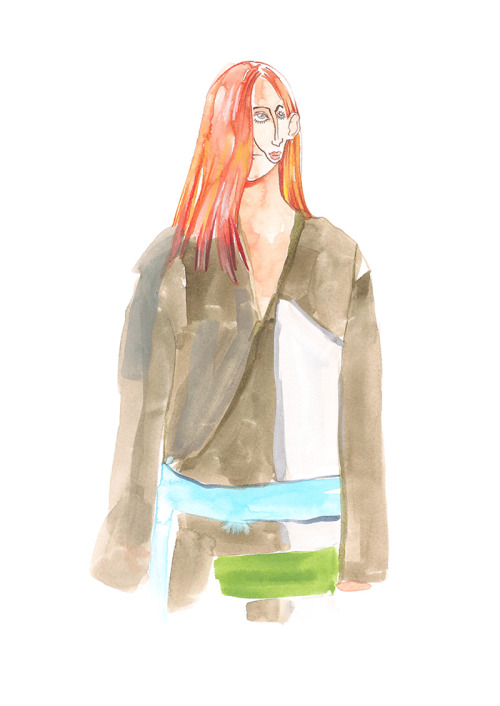 hungryvoid: #jacquemus #AW15 #fashionillustration @jacquemus #pfw jacquemus  