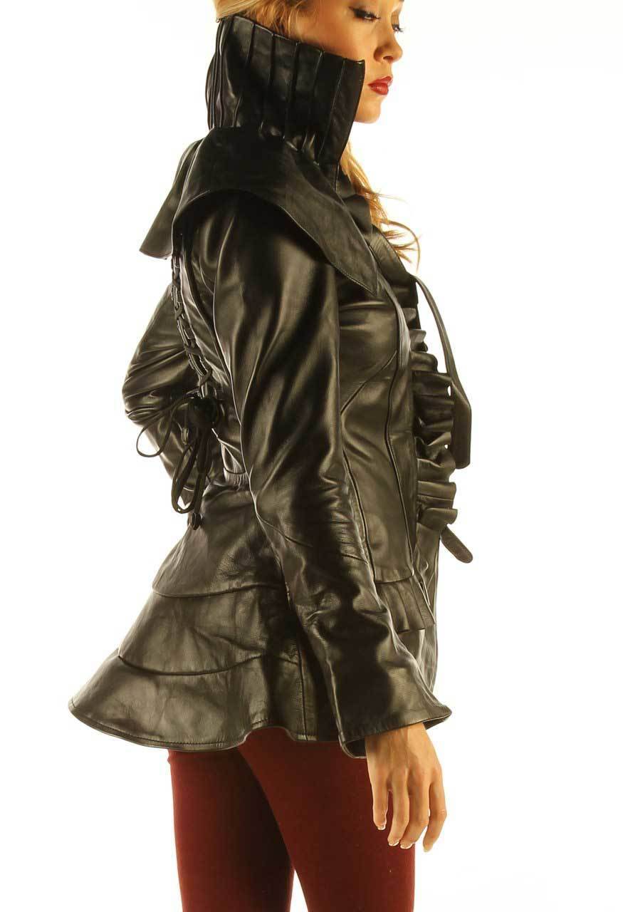 Leatherotics UK — Black Leather Victorian jacket. No matter how you...