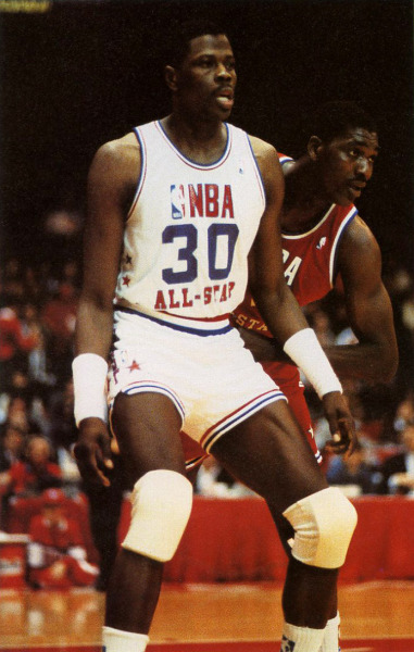 Patrick Ewing and Hakeem Olajuwon - 1986 NBA All-Star Game