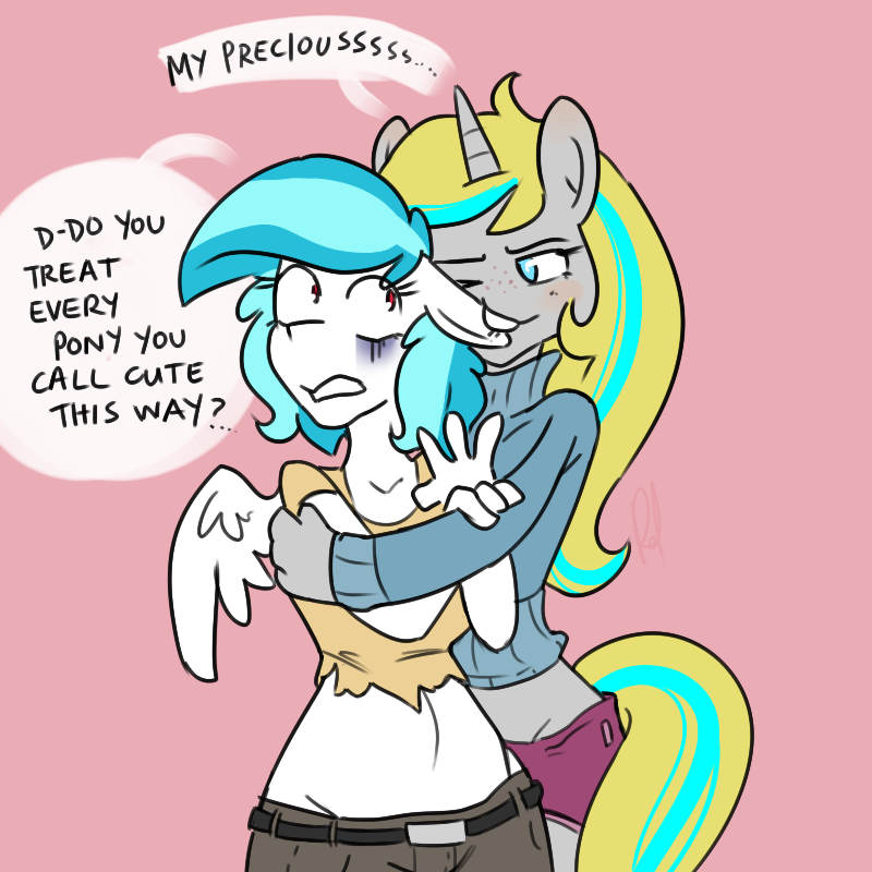 lucidlarceny:  tried to emulate oddequestria style :&gt;  X3
