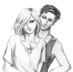 mitty3000:  Otabek & Yuri Pencil drawing