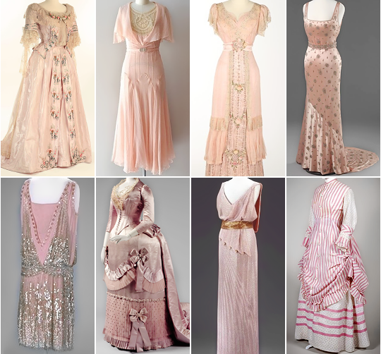 warpaintpeggy:some of my favorite vintage dresses        ↳  pink