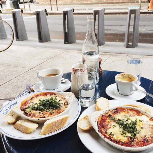 Eggs for two | #cafegitane #nolita #breakfast #guynoir (at Cafe Gitane NoLita)