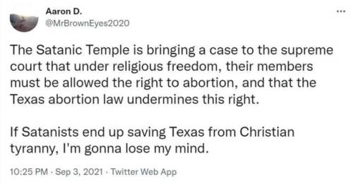 darthmelyanna:rowark:  putris-et-mulier:Let’s go  o    o    o    o    o    o    o    o    o    o     It’s important to understand, the Satanic Temple is an activist group. They don’t worship Satan - they don’t actually believe in Satan. They call