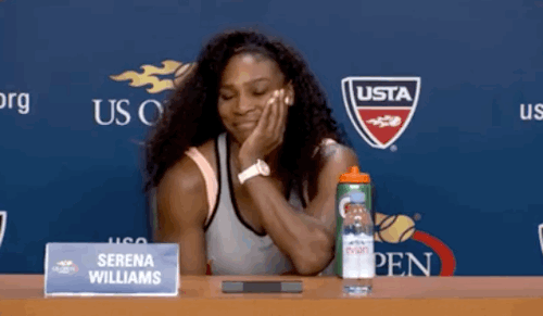 micdotcom:  Watch: Serena Williams shuts down a reporter who asked why she wasn’t smiling   