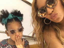 fuckyesbeyonce:  Beyonce, Blue & Jay