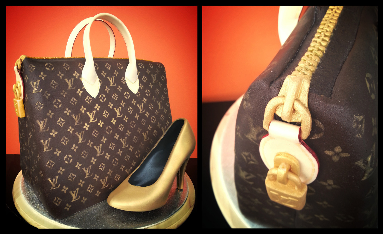 3D Louis Vuitton Diaper Bag shaped Wicked Chocolate cake i…