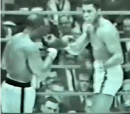 miketysonknockouts:What do you think? Does a young Cassius Clay land this jab on a young Mike Tyson? They say Tyson hit as hard as Sonny Liston and Tyson was clearly more evasive. In case you do not know, Cassius Clay was a Muhammed Ali’s given name