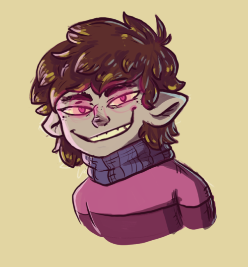 chekkat:  Hey, so I heard Tumblr likes goblins. So I present to you the Inter-Dimensional Goblin.&nb