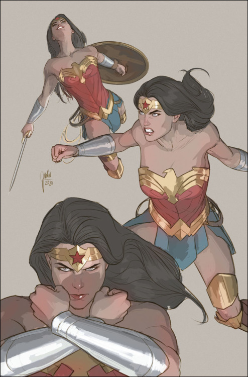 bear1na: Wonder Woman concept art by Mikel Janin *