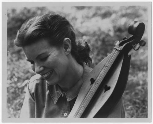 vintage-musicians:Jean Ritchie–singer, scholar, songwriter, activist, Kentuckian, “The Mother of F