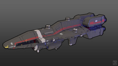 Terran Cruiser, original concept by Arioch/Jim Francis.