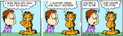 ihatejonarbuckle: iamtypinglike98madmen: That time when Garfield got a little too real jon arbuckle, everybody 