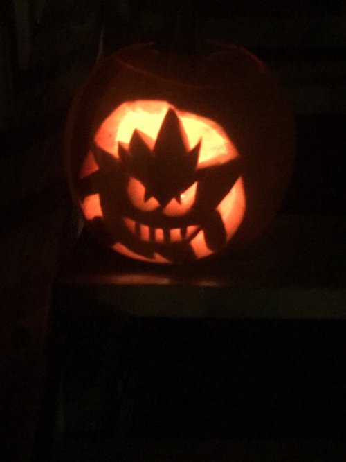  This is probably the best pumpkin I’ve ever carved.