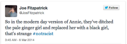 Micdotcom:  The Worst Racist Reactions To ‘Annie’ Being Black And The Best Counter