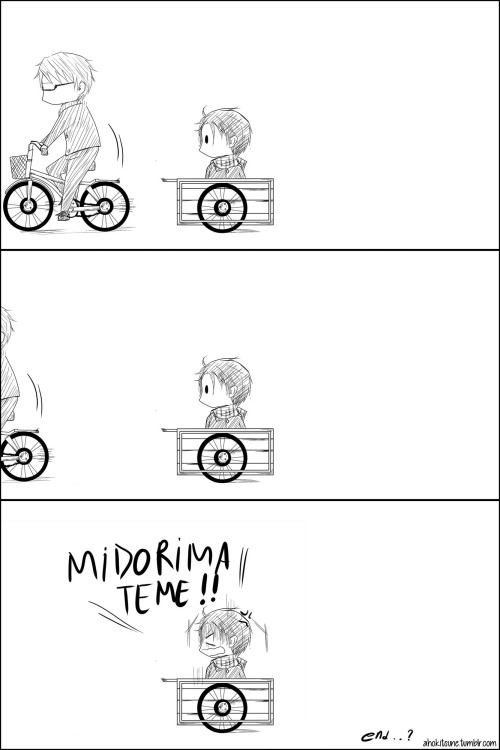 ahokitsune: midotaka <3 bonus chibi comic which i put on my first midotaka doujin. :) btw thank y