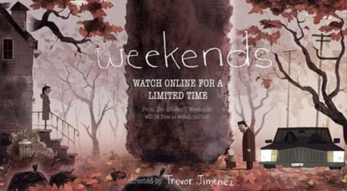 In honor of being both Annie nominated and Oscar shortlisted @weekendsfilm will be available online 