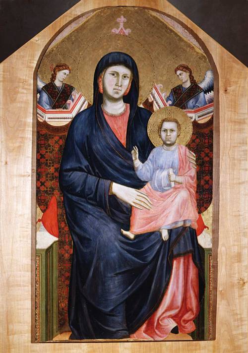 Madonna and Child, 1300, Giotto Di BondoneMedium: fresco