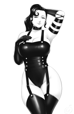 lvltheperv:  Commissioned by Terrormokes, and this is Cheshyre…I think I decided to yolo with the lines a bit…
