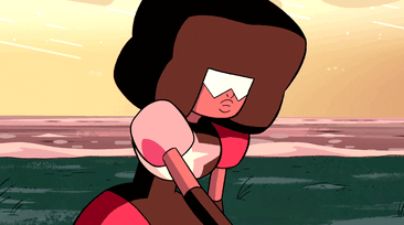 It’s really interesting to note that so far each Gem we’ve seen bubble a gem and teleport it away has their own distinct way of doing it. Garnet always taps the top of the bubble and it splits into sections and moves upwards, accompanied