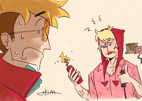 Hyperfixation Crossover - The Parallels Are Haunting Me. (a Highly Specific Scene Of Knives And Doflamingo