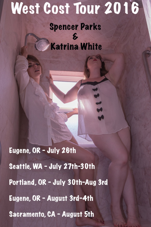 Spencer Parks and Katrina White are touring the West CoastEugene, OR - July 26thSeattle, WA - July 2