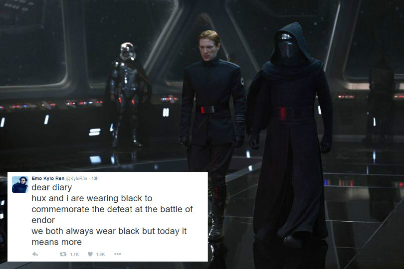 unduli:  kylo ren + emo kylo ren 