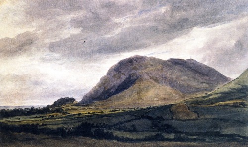 The Breiddin Hills, near Welshpool, 1815, David Cox