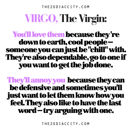 zodiaccity:  Virgo: The Virgin — Why You’ll Love Them & Why They’ll Annoy You