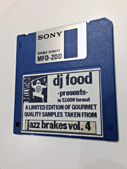 ninjatune:  An old floppy disc c/o DJ Food!